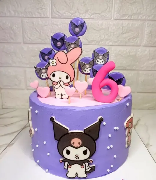  عکس کیک تولد دخترانه فانتزی کرومی