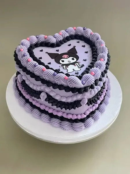  عکس کیک تولد دخترانه فانتزی کرومی