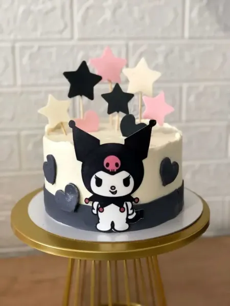  59 عکس کیک تولد کرومی بنفش