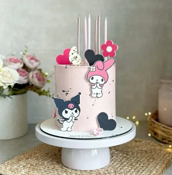 کیک تولد کرومی و ملودی