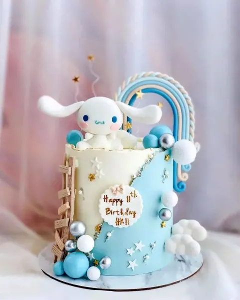  59 عکس کیک تولد کرومی بنفش