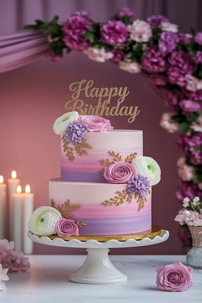  عکس کیک تولد لاکچری زنانه جدید