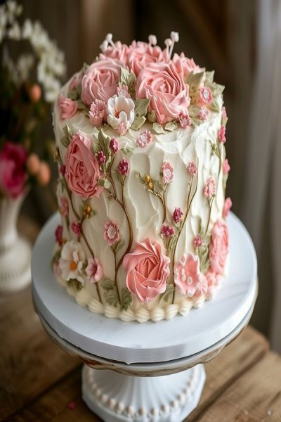  عکس کیک تولد زنانه ساده و شیک