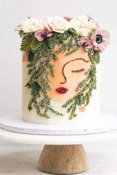  عکس کیک تولد زنانه ساده و شیک