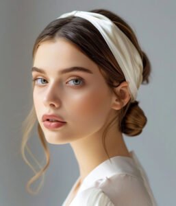  مدل جلوی مو ساده و شیک زیر شال