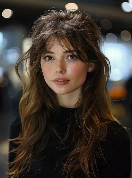  مدل جلوی مو ساده و شیک زیر شال