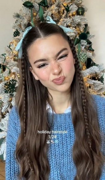  مدل مو جلو سر ساده بدون بافت