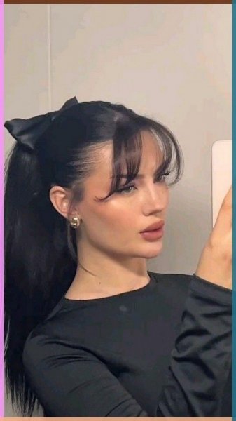  مدل مو جلو سر ساده بدون بافت