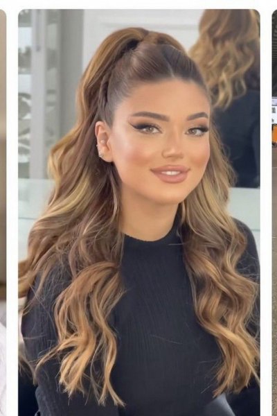  مدل مو جلو سر ساده بدون بافت