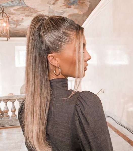  مدل مو جلو سر ساده بدون بافت