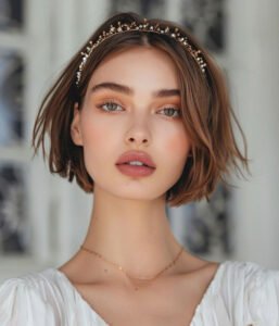 مدل جلو مو برای زیر شال