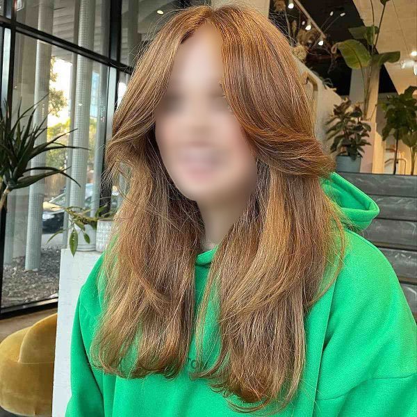  مدل مو چتری پرده ای دخترانه