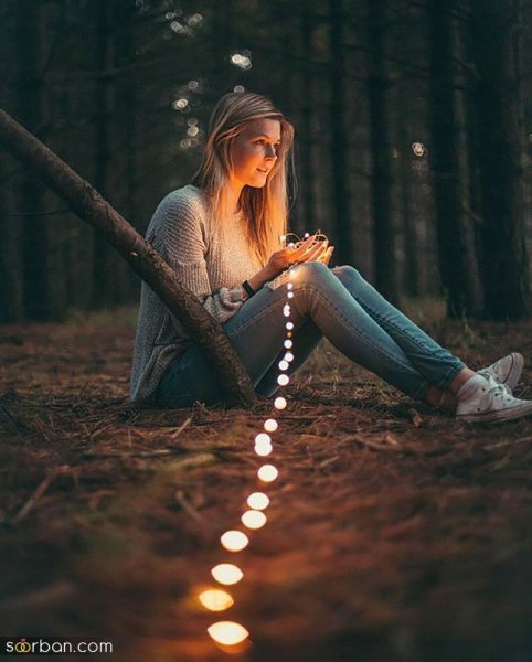  80 مدل عکس در جنگل