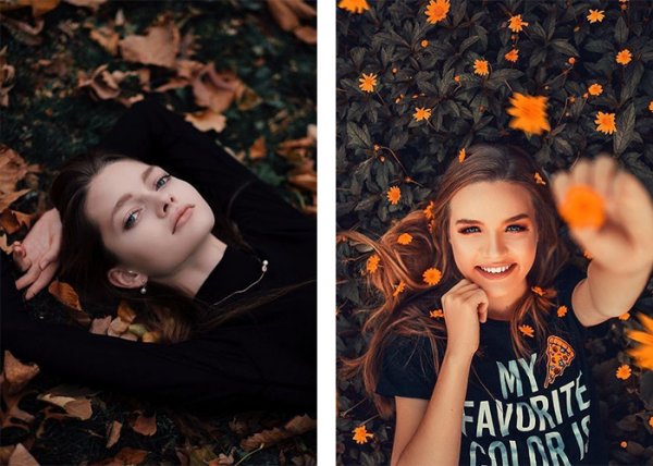 65 ژست عکاسی در جنگل دخترانه