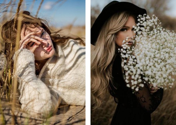  65 ژست عکاسی در جنگل دخترانه