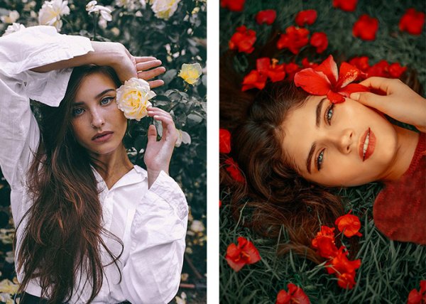  65 ژست عکاسی در جنگل دخترانه