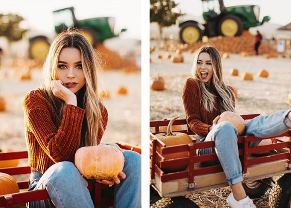  65 ژست عکاسی در جنگل دخترانه