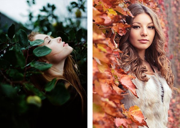  65 ژست عکاسی در جنگل دخترانه