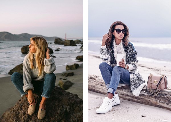  ژست عکاسی در طبیعت اینستاگرام