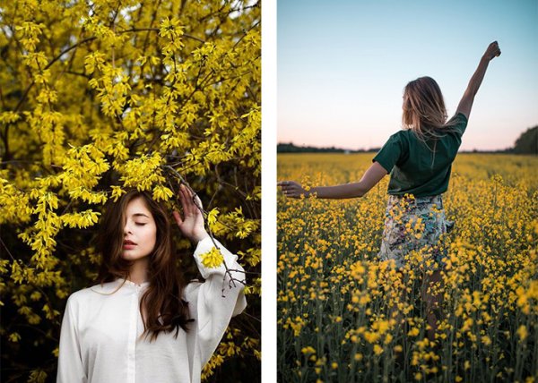  ژست عکاسی در جنگل شمال