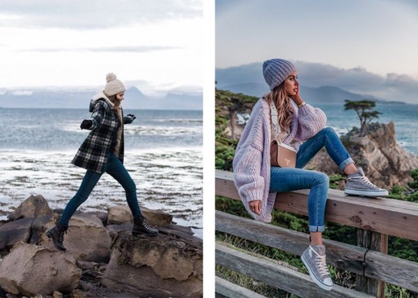  ژست عکاسی در جنگل شمال