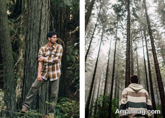  ژست عکاسی دخترانه در باغ