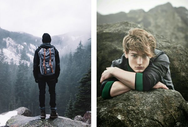  ژست عکاسی در طبیعت اینستاگرام پسرانه