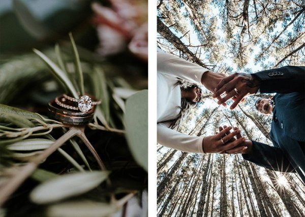 ژست عکس دونفره در طبیعت بهار