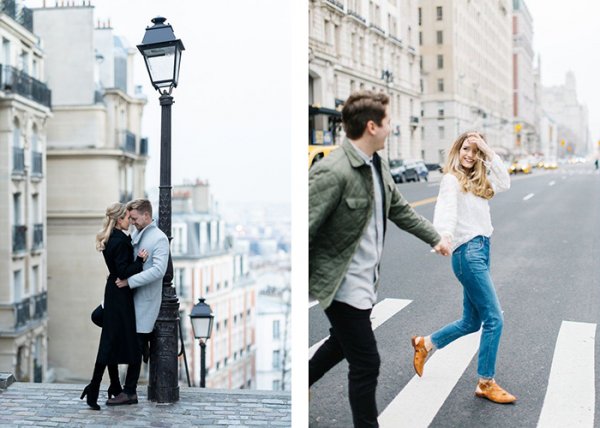  ژست عکس دونفره در طبیعت بهار