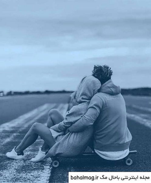 ژست عکس دونفره بدون چهره