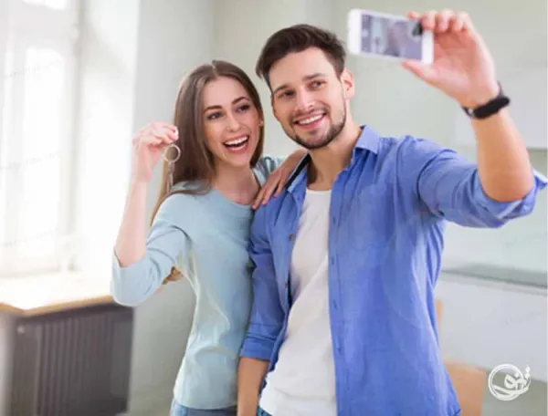  ژست عکس دونفره سلفی بدون چهره