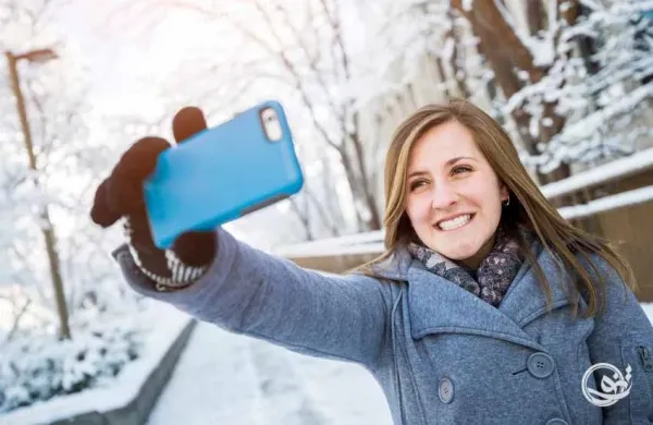  ژست عکس دونفره سلفی بدون چهره