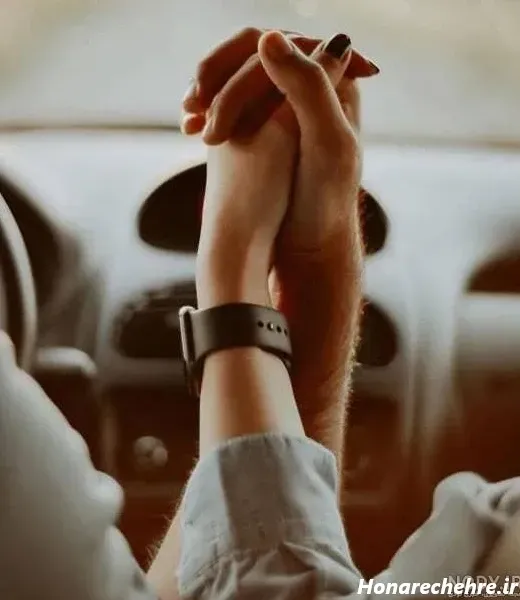  عکس کاپلی بدون چهره تو ماشین