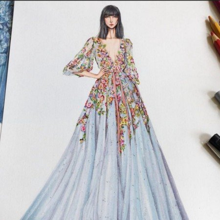  عکس های طراحی لباس