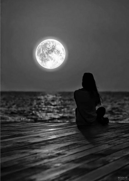  عکس سیاه سفید عاشقانه فانتزی