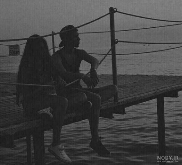  عکس سیاه سفید عاشقانه فانتزی