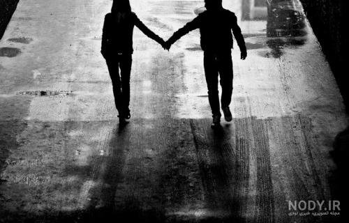 عکس سیاه سفید عاشقانه فانتزی