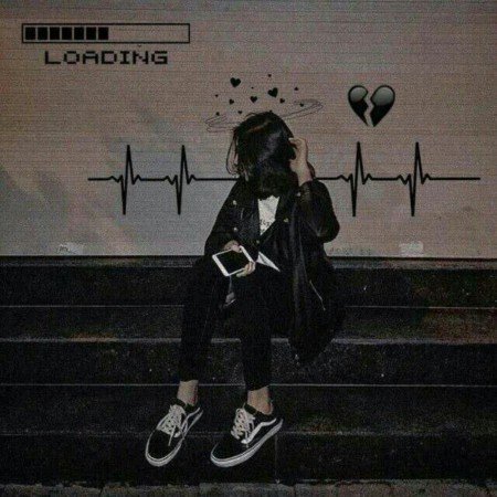  پروف گنگ دخترونه مشکی غمگین