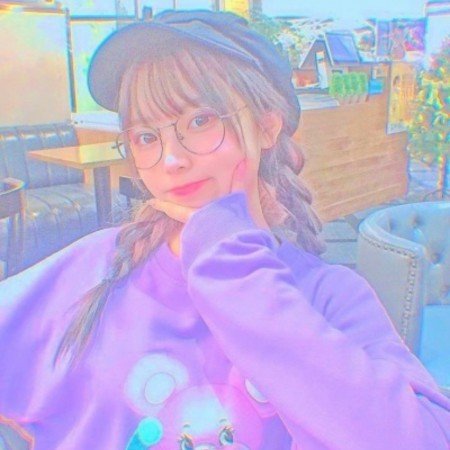  عکس دختر بنفش کیوت