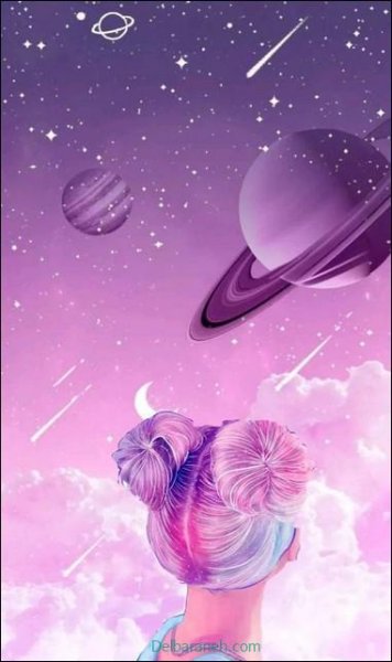  بک گراند بنفش پاستلی ساده