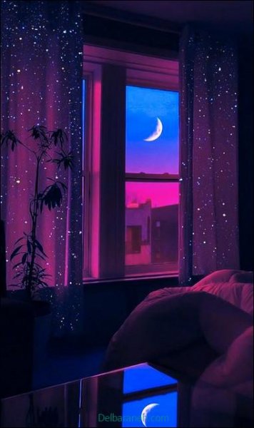  بک گراند بنفش پاستلی ساده