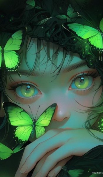  پروفایل پینترستی سبز