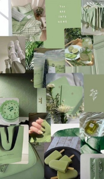  پروفایل پینترستی سبز