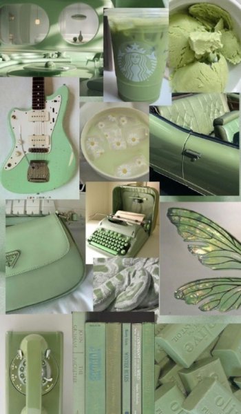  پروفایل پینترستی سبز