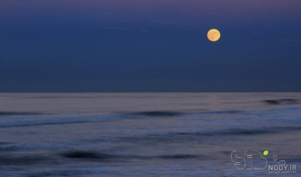  عکس ماه و دریا