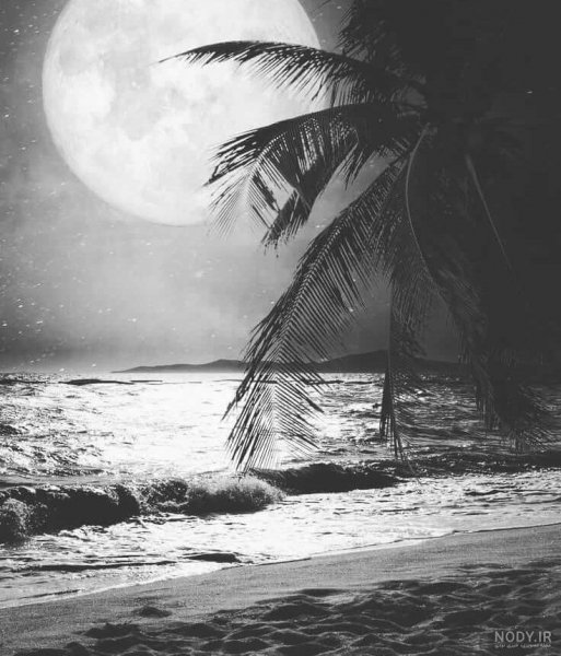  عکس ماه و دریا برای پروفایل