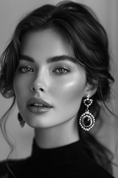  عکس چهره برای طراحی سیاه قلم ساده