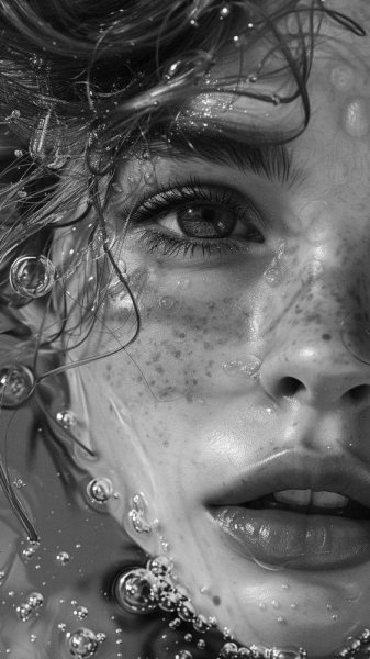  عکس چهره برای طراحی سیاه قلم ساده