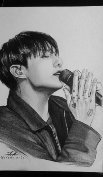  نقاشی سیاه قلم