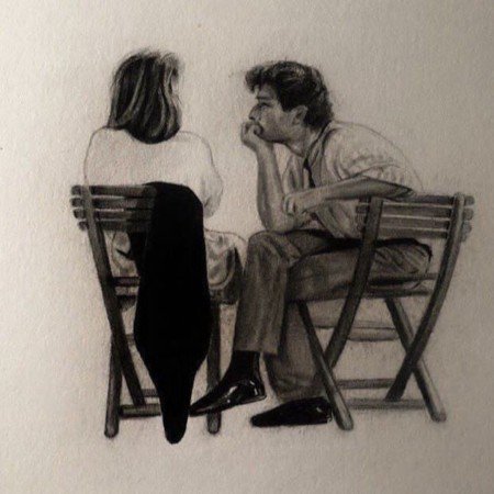  نقاشی سیاه قلم